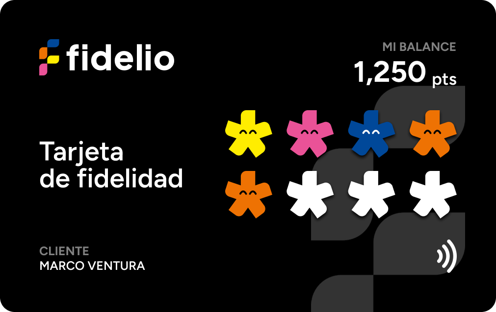 Fidelio Black Loyalty Card Mockup